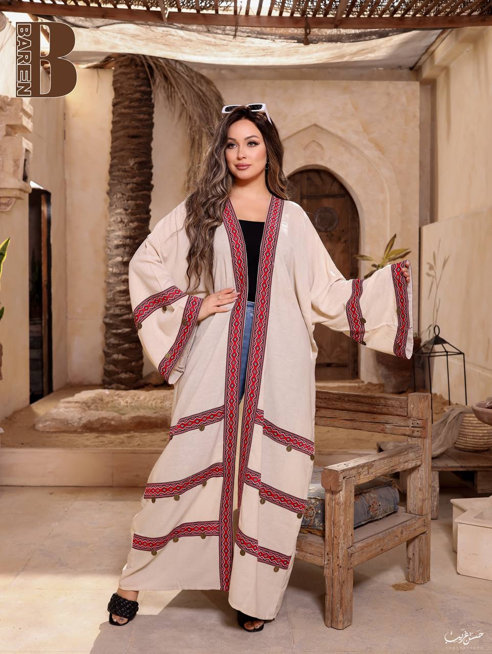 عباية مطرزة هاندميد