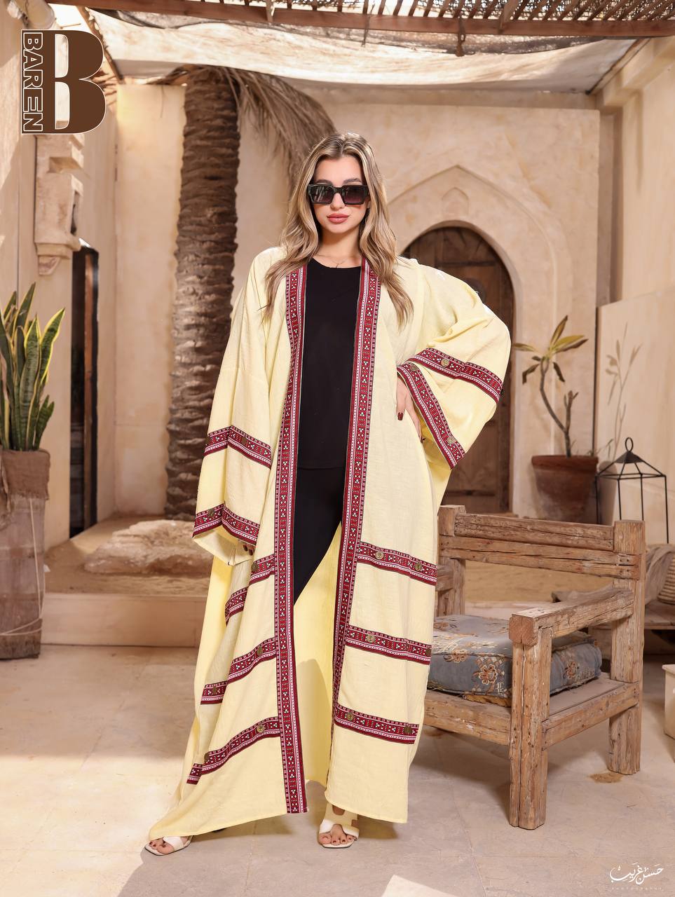 عباية مطرزة هاندميد