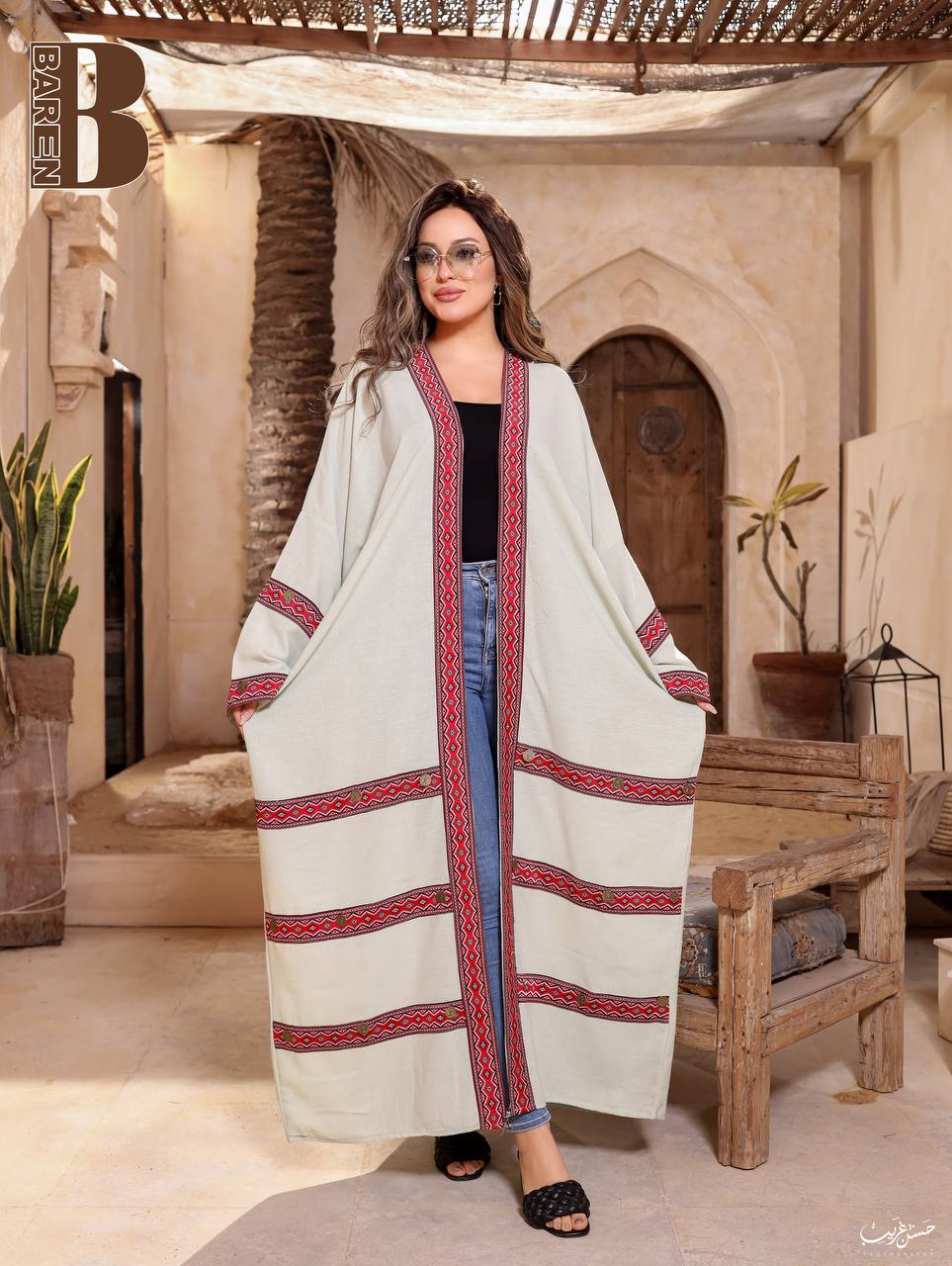 عباية مطرزة هاندميد